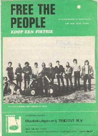 Sheet music cover for Free The People (Dutch)