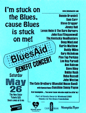 Blues Aid poster