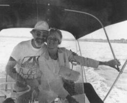 Jerry Wexler and Bonnie going fishing
